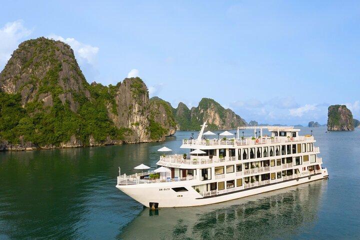 Entdecken Sie die Halong-Bucht: 2 Tage 1 Nacht Luxus-Hermes-5-Sterne-Kreuzfahrt