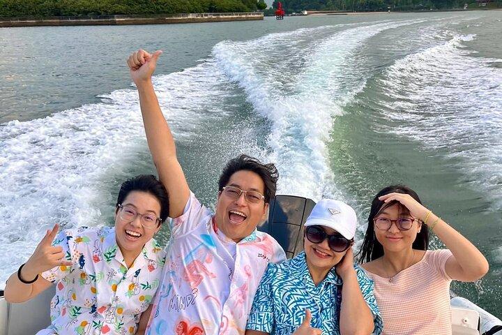 シンガポール南部諸島スピードボートガイドツアー