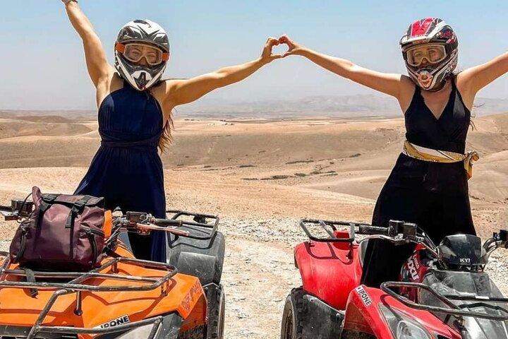 Quad Bike, Camel Ride, Dinner with Show & sunset in Agafay Desert