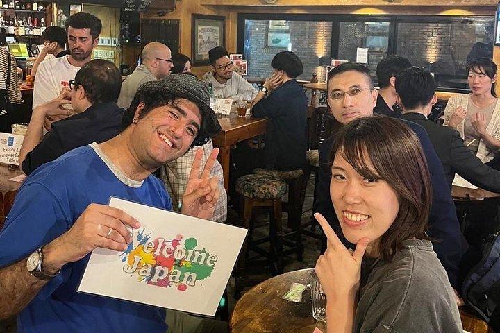 地元の人と会う体験 楽しいおしゃべり ドリンク 大阪国際交流パーティー