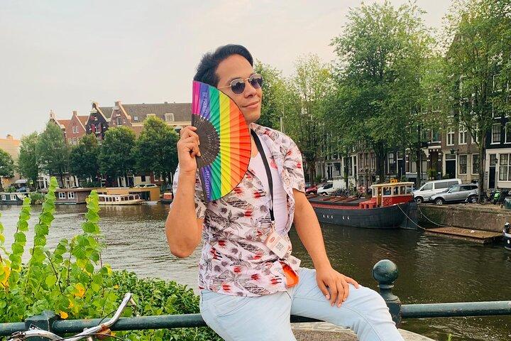 Visite des bars gays du quartier rouge d'Amsterdam