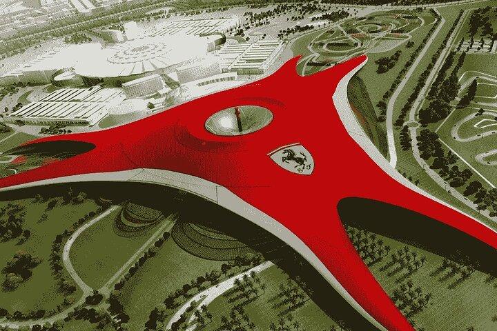 Ferrari World of warner bros Ticket met gedeelde transfer