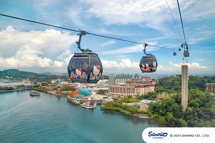 Singapur : Pasaje de ida y vuelta Sentosa Teleférico Sky Pass