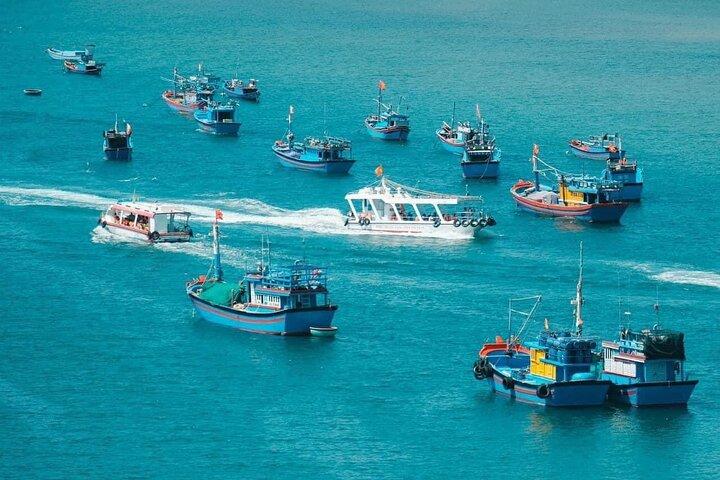 BEDSTE dagstur til Vinh Hy Bay Snorkling, Fiskeri, Pottery Village