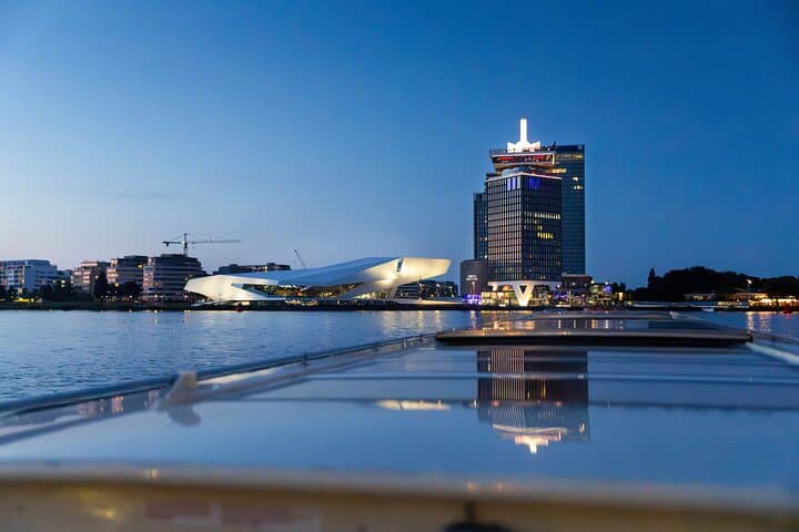 Evening Canal Cruise in Amsterdam with Wine & Cheese Option