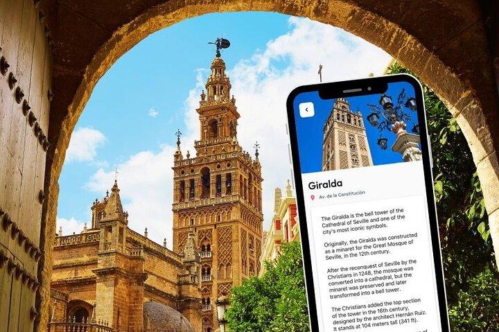 Ontdekkingsspel en stadstour door Sevilla op je telefoon