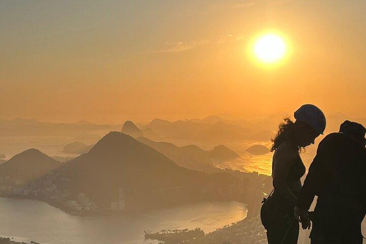 Solopgang ved Morro 2 Irmãos - Vidigal - Rio de Janeiro