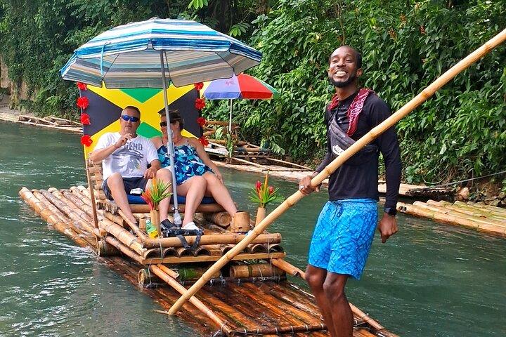 Jamaica Bamboo Rafting-ervaring met kalksteenmassage