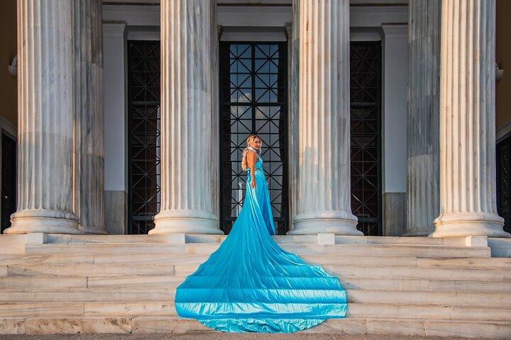 Fließendes Kleid Fotoshooting Athen - Privat