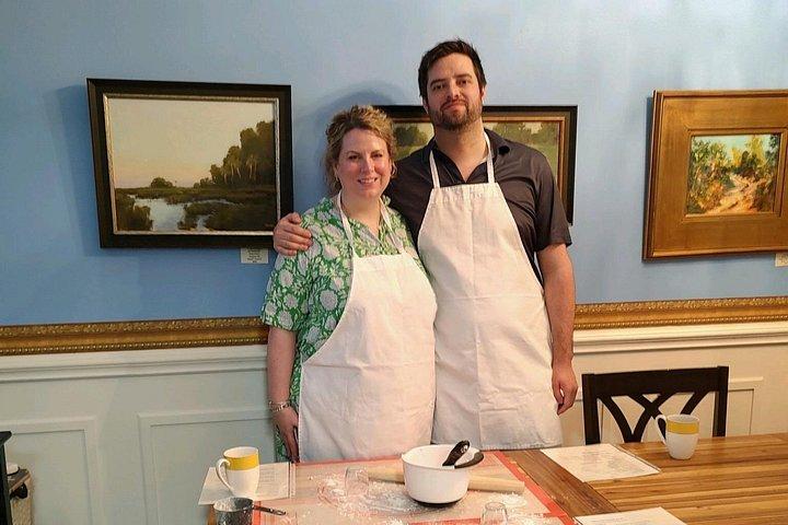 Lezione pratica di cucina a Charleston