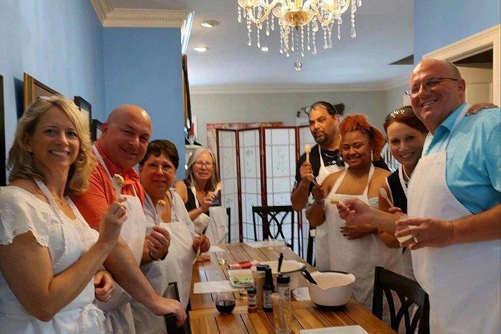 Lezione pratica di cucina a Charleston