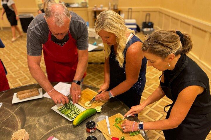 Lezione pratica di cucina a Charleston