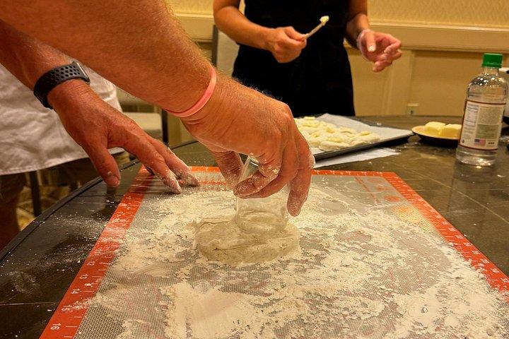 Lezione pratica di cucina a Charleston