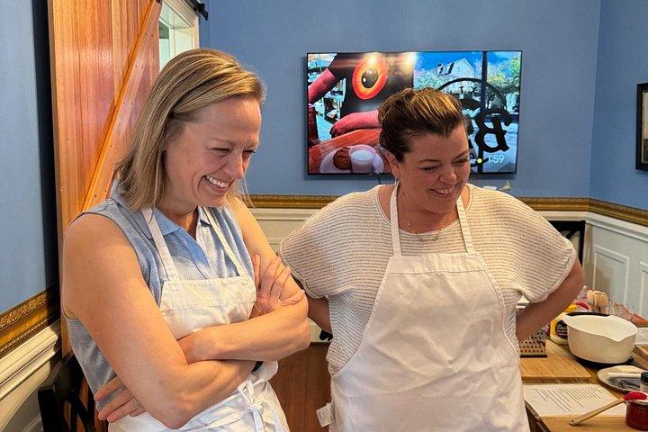 Lezione pratica di cucina a Charleston