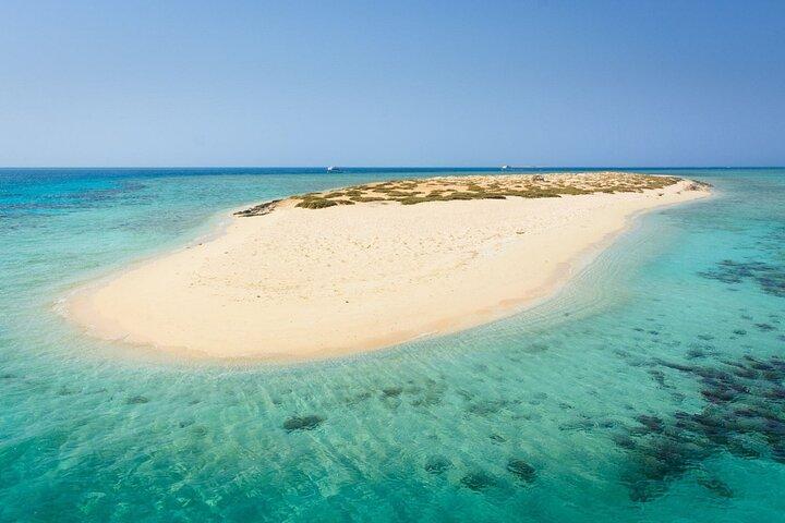 Marsa Mubarak båttur och snorkling med transfer : Marsa Alam