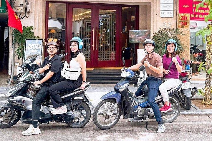 ハノイ スクーター ツアー: バイクで巡る歴史、文化、鉄道街