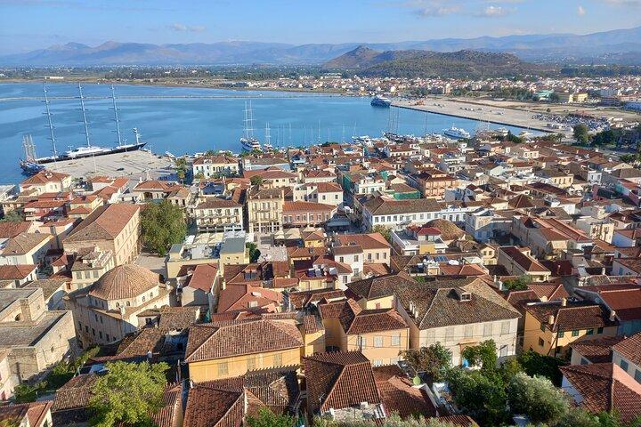 Argolis Privé Tour. Kanaal van Korinthe, Mycene, Nafplion, Epidauros