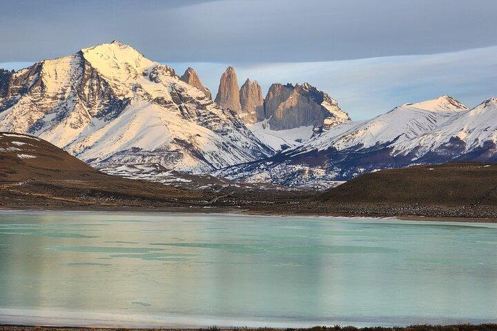 Heldags panoramaudsigt Torres Del Paine