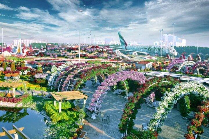 Visite combinée du Miracle Garden et du Butterfly Garden de Dubaï