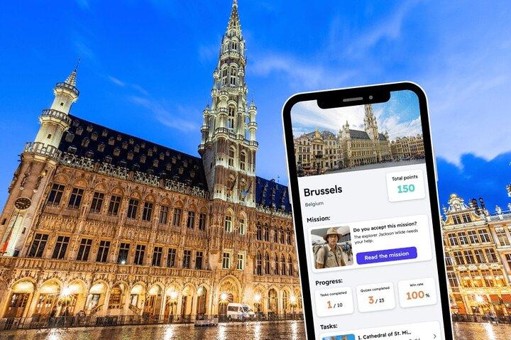 Gioco di esplorazione di Bruxelles e tour della città sul tuo telefono