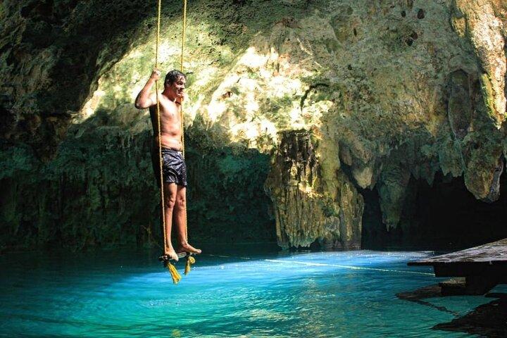Aventure tout compris en VTT, tyroliennes et cénotes à Cancun