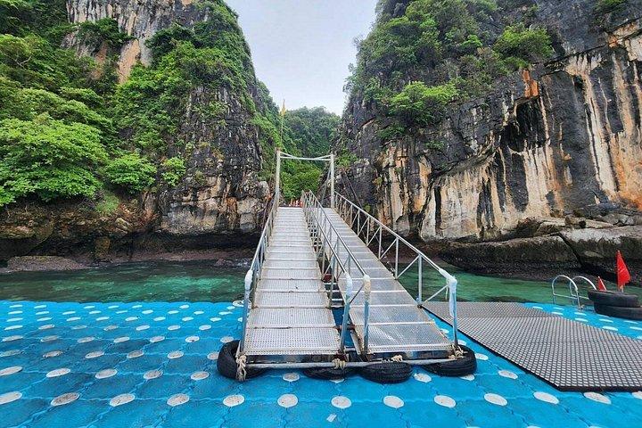 クラビからスピードボートで行くピピ島、マヤ島、バンブー島