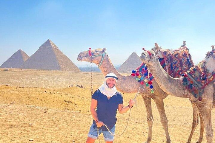 Visite privée d'une demi-journée des pyramides de Gizeh et du Sphinx