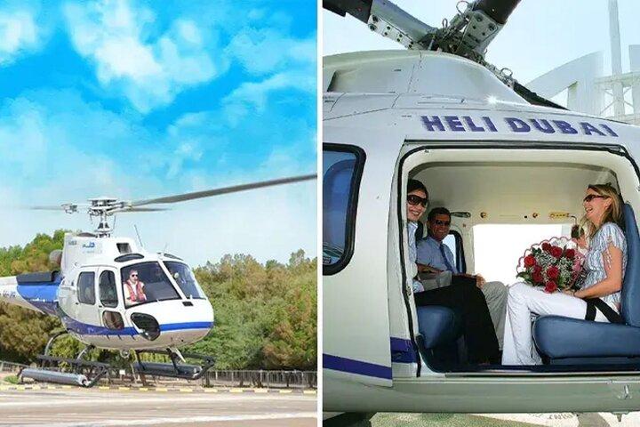 Helikoptertur i Dubai med supplerende overførsel