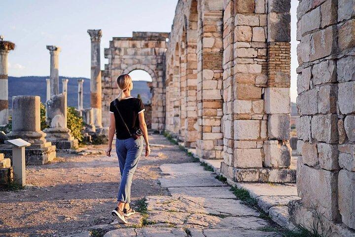 Exklusiv dagstur från Fez till Volubilis Moulay Idriss och Meknes