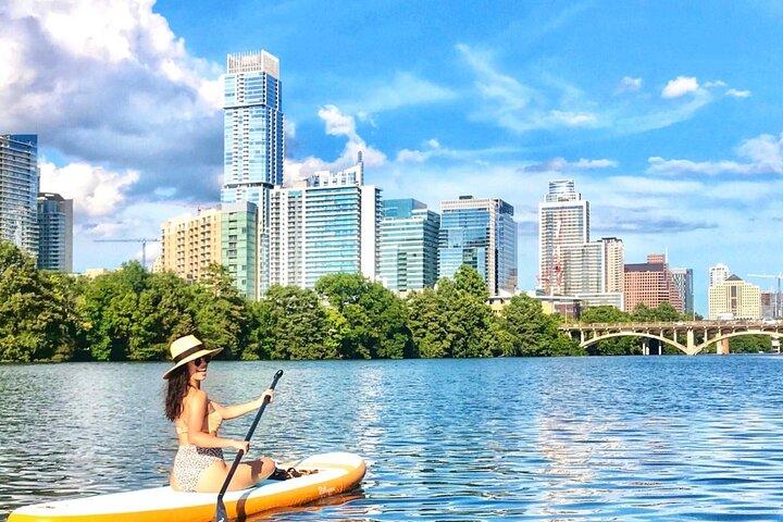 Aulas de caiaque de 2 horas no Lago Lady Bird