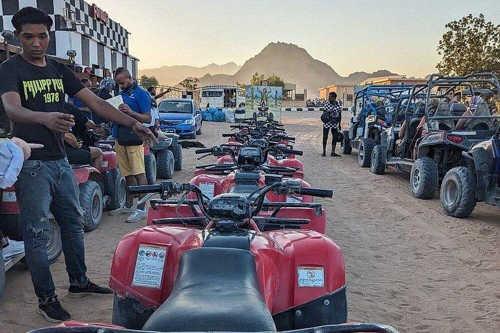 ハルガダ：3時間のATVサファリ、ラクダ乗り、軽食