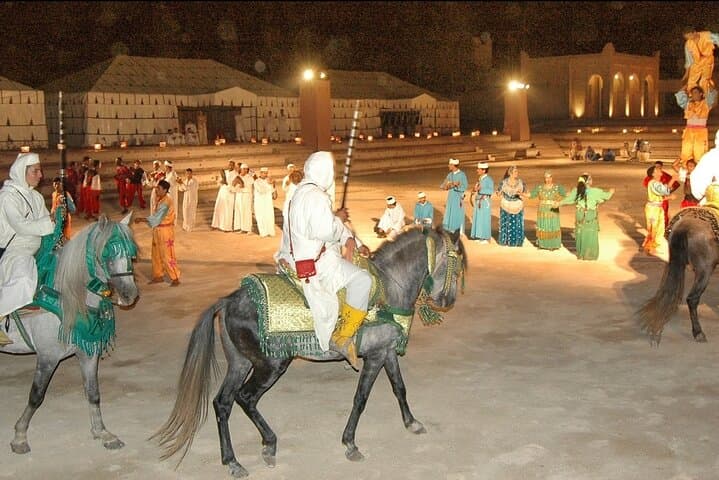 From Agadir Fantasia Folk Show & Moroccan Dinner With Transfer
