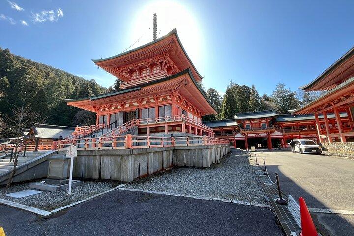 Privé rondleiding van een halve dag met gids op de berg Hiei (Enryaku-ji).