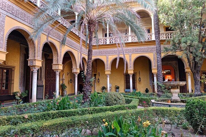 Rondleiding door het Las Dueñas-paleis in Sevilla, inclusief toegang