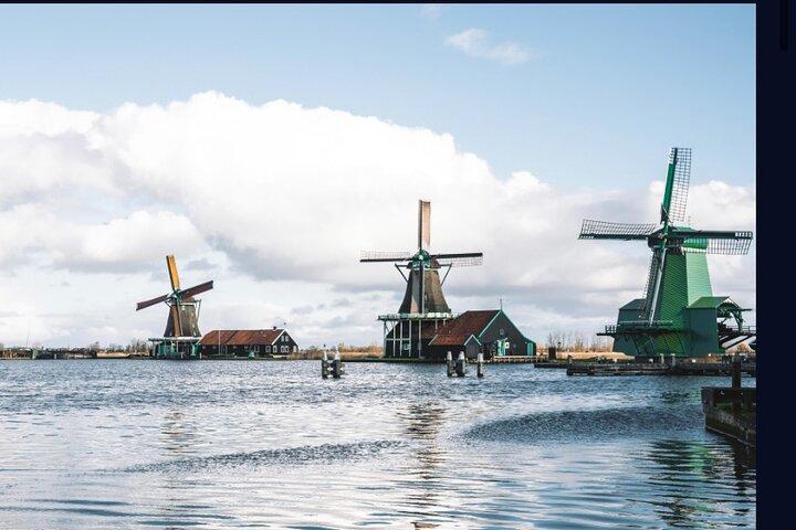 Moulins à vent Visite de campagne Zaanse Schans-Cheesefactory-Volendam
