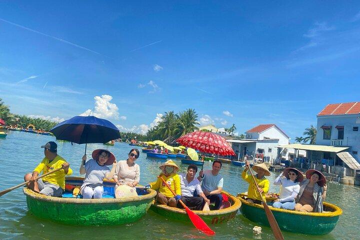 Hoi an Coconut Boat & Hoian antika stadsrundtur från Danang eller Hoian
