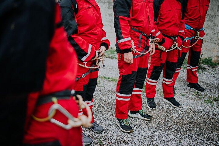 TUNNEL ABSEILING PLUS tur i undergrunden