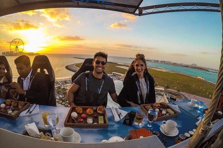 Dinner in the Sky Savor Gourmet Meal with Breathtaking Dubai View