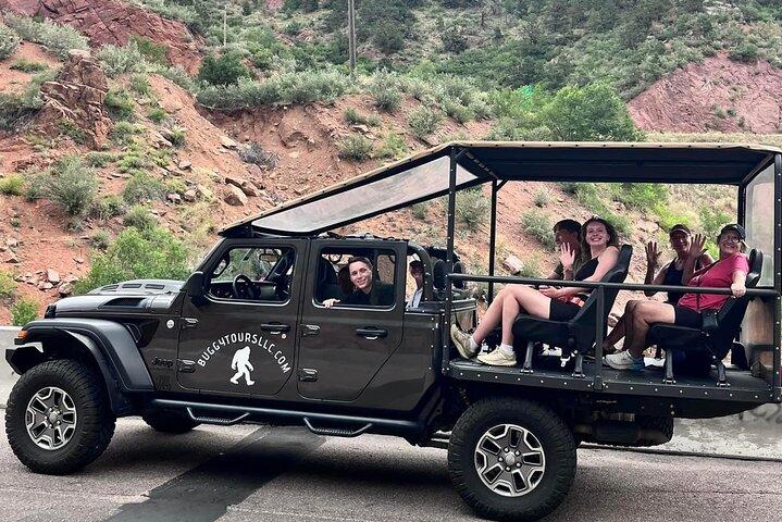 Giro turistico in jeep nel Giardino degli Dei