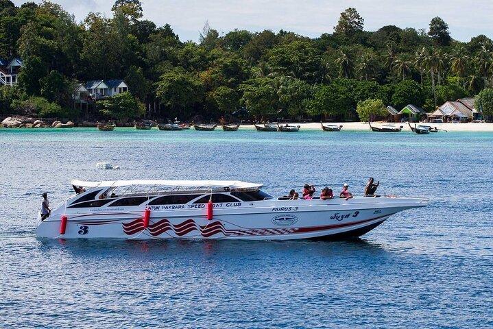 Phuket til Phi Phi Island højhastighedsoverførsel med speedbåd