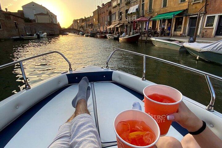 Passeio de barco Colibri em Veneza: Tour privado pela lagoa de Veneza