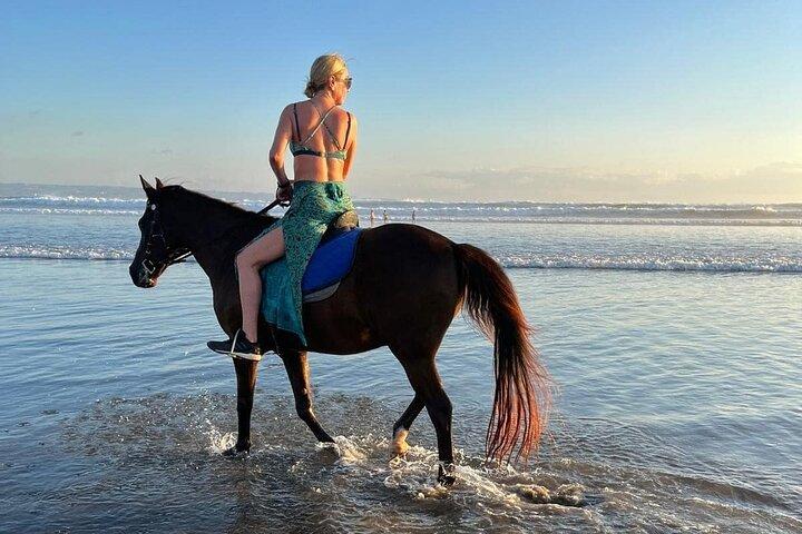 Bali Hest ridning seminyak strand Sunset Ride