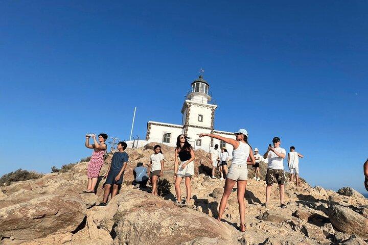Santorini: Excursão completa da ilha e pôr do sol com guia local