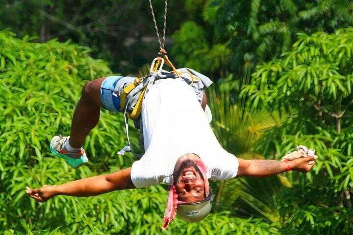 Tour en ATV por Cancún lleno de acción, tirolesas, Cenote, almuerzo y más