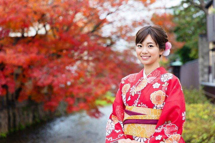 Kyoto 1day 100% Seide der Tradition. Kimono Mieterfahrung