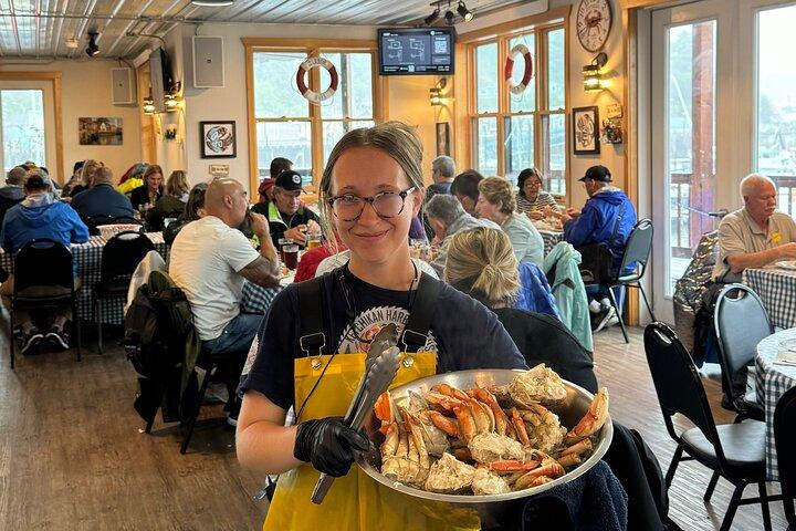 Lumberjack Show och Harbor Haus Crab Feast