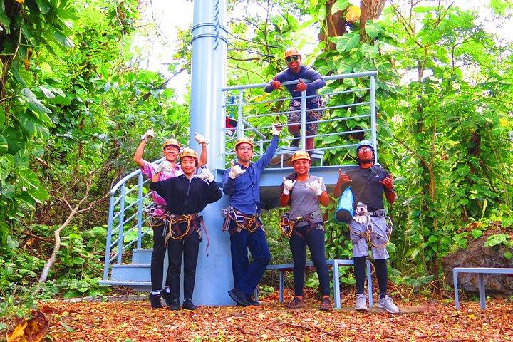Avventura a Guam Zipline a Tumon Bay