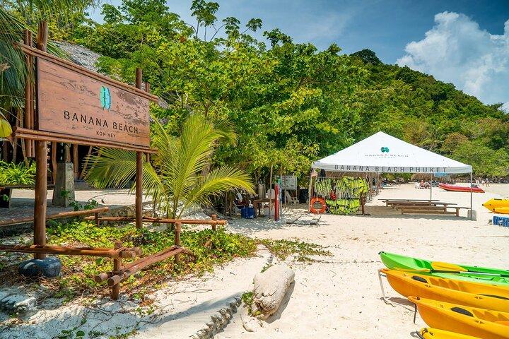 Excursion sur la plage de bananes avec déjeuner en bateau rapide
