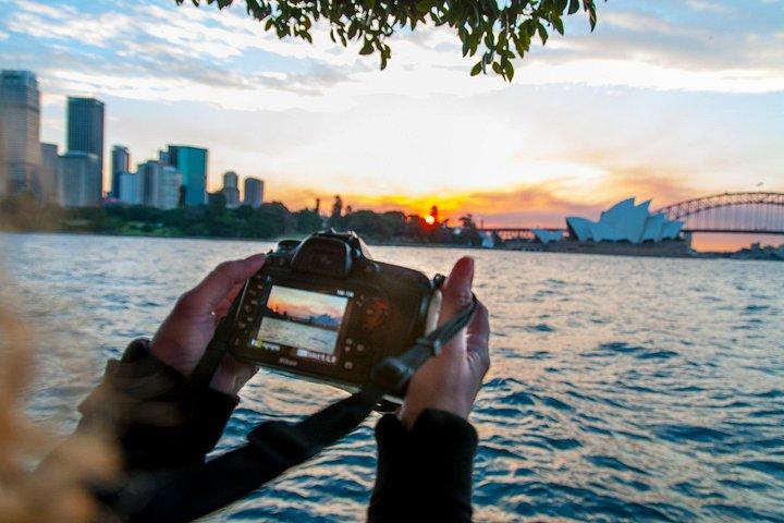プライベートシドニー港の夕日写真ツアー＆クルーズ