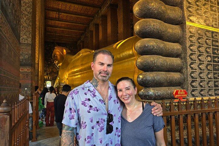 Visite privée du temple Pho, du temple Arun et du canal